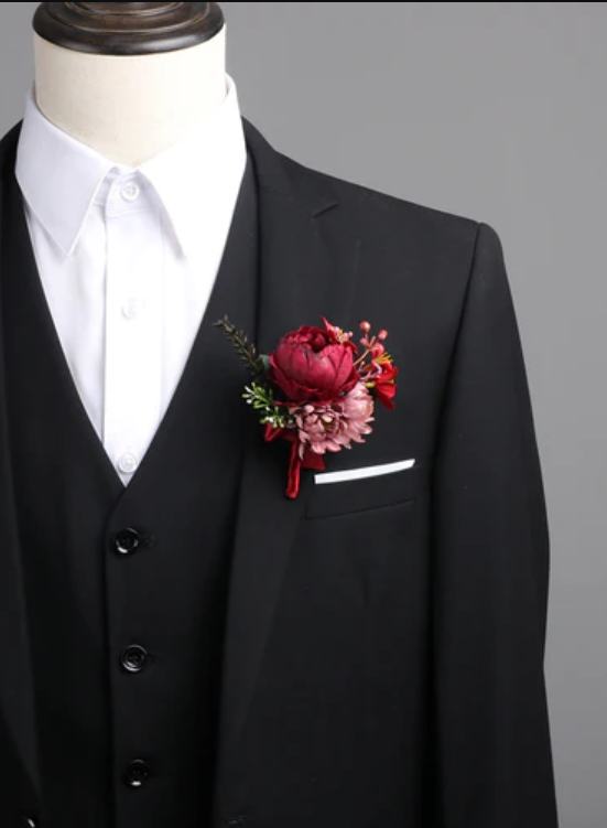 Corsages Champagne Series for Wedding Party Proposal Decor - KetieStory