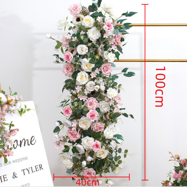 Hydrangea Roses Arrangement for Wedding Party Decor Proposal - KetieStory