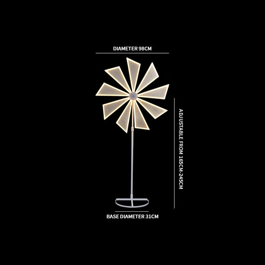 Electric Windmill lron Art Road Guide for Wedding Decoration Event Proposal - KetieStory