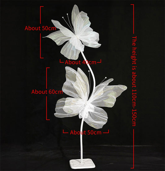 Giant Gauze Butterfly for Wedding Party Home Proposal Decor - KetieStory