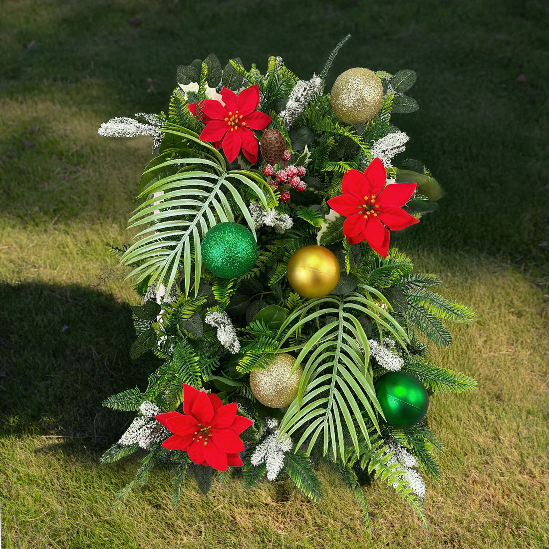 Flower Wall 5D Christmas Flower Artificial Floral Backdrop for Party Home Decor