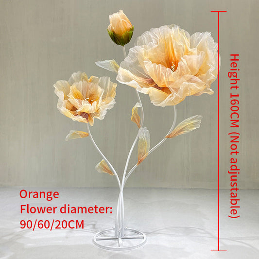 Giant Flowers Artificial Florals for Wedding Party Window Display Decor - KetieStory