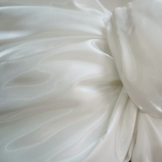 White 1.96x3.93ft Giant Bow Puffy Padded with Tail for Party Events