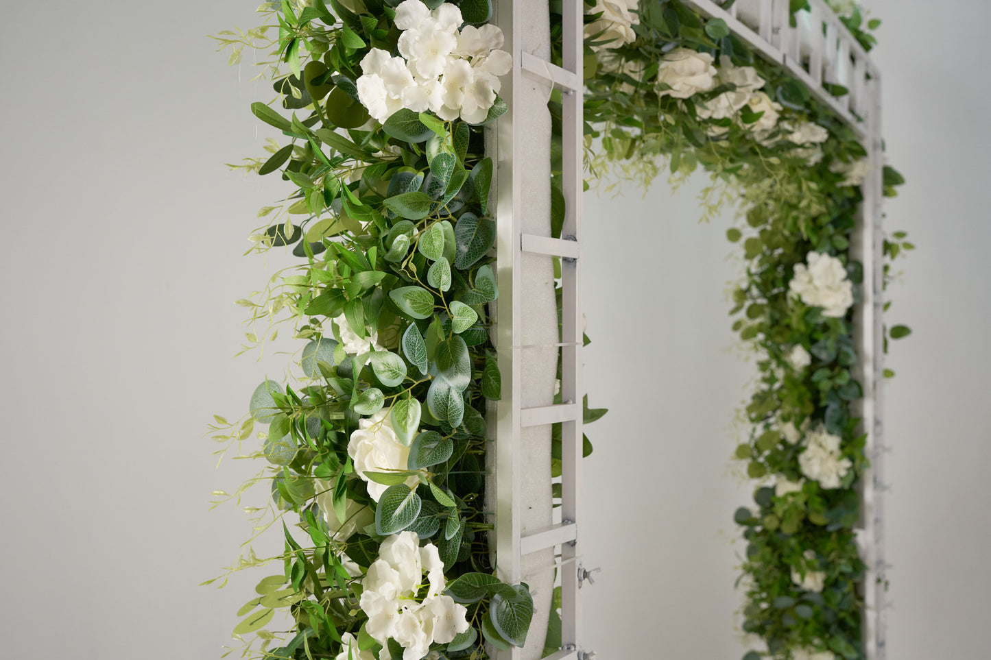 Green White Flower Arch for Wedding Party Decor Proposal - KetieStory
