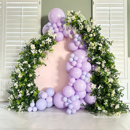 Flower Arch Green Set Artificial Floral Pillars for Wedding Proposal Party Decor