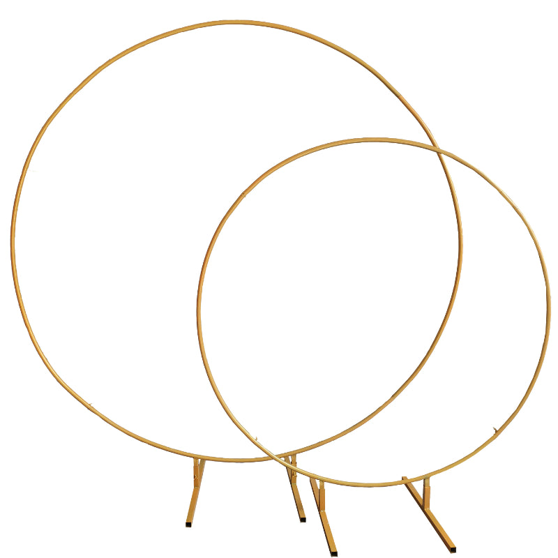 Round Stand Frames Single Pole Round Door Outdoor Lawn Wedding Flower Gate - KetieStory