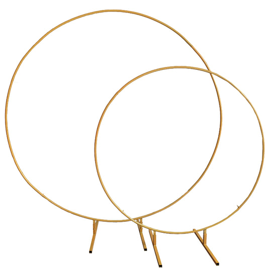 Round Stand Frames Single Pole Round Door Outdoor Lawn Wedding Flower Gate - KetieStory