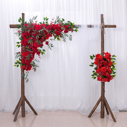 Mori Triangular Flower Row Arch for Wedding Party Decor Proposal - KetieStory