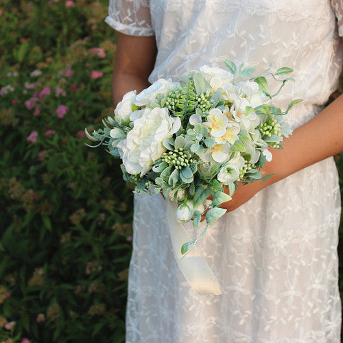 Bridal Bouquet Fragrant Roses Series for Wedding Party Proposal - KetieStory