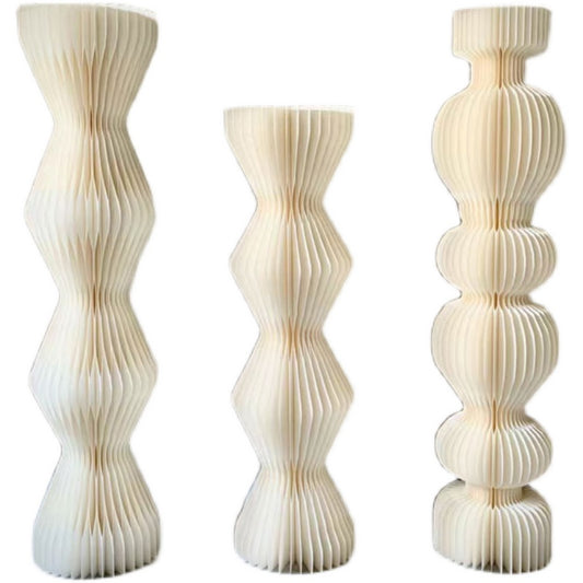 Round Stand Frames Origami Cylindrical Dessert Table Folding Roman Column Party Stage Decoration - KetieStory