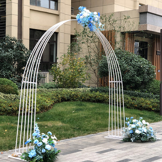 Iron Wedding Props Stage Background Decoration Petunia Arch Frames - KetieStory
