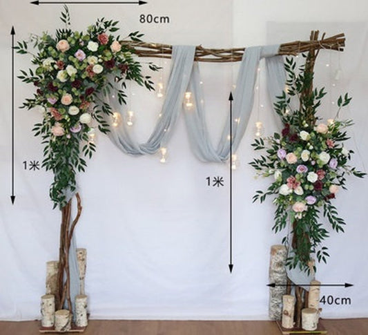 Colourful Wedding Archway for Wedding Party Decor Proposal - KetieStory