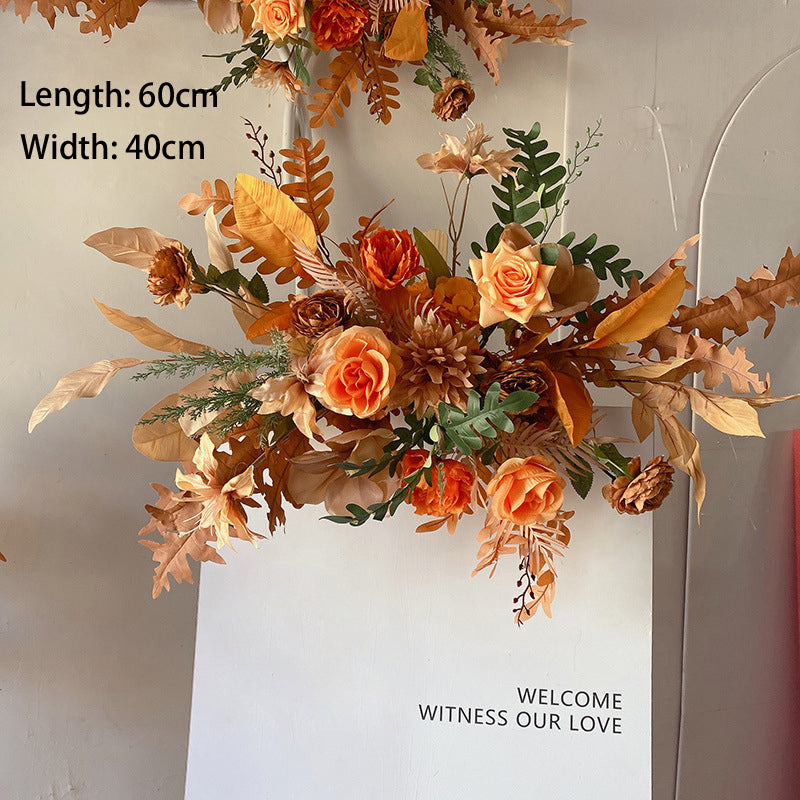Orange Flower Set for Wedding Party Decor Proposal - KetieStory
