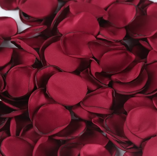 200pcs Satin Rose Petals for Wedding Party Decor - KetieStory