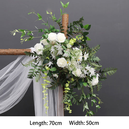 Green Flowers Set for Wedding Party Decor Proposal - KetieStory