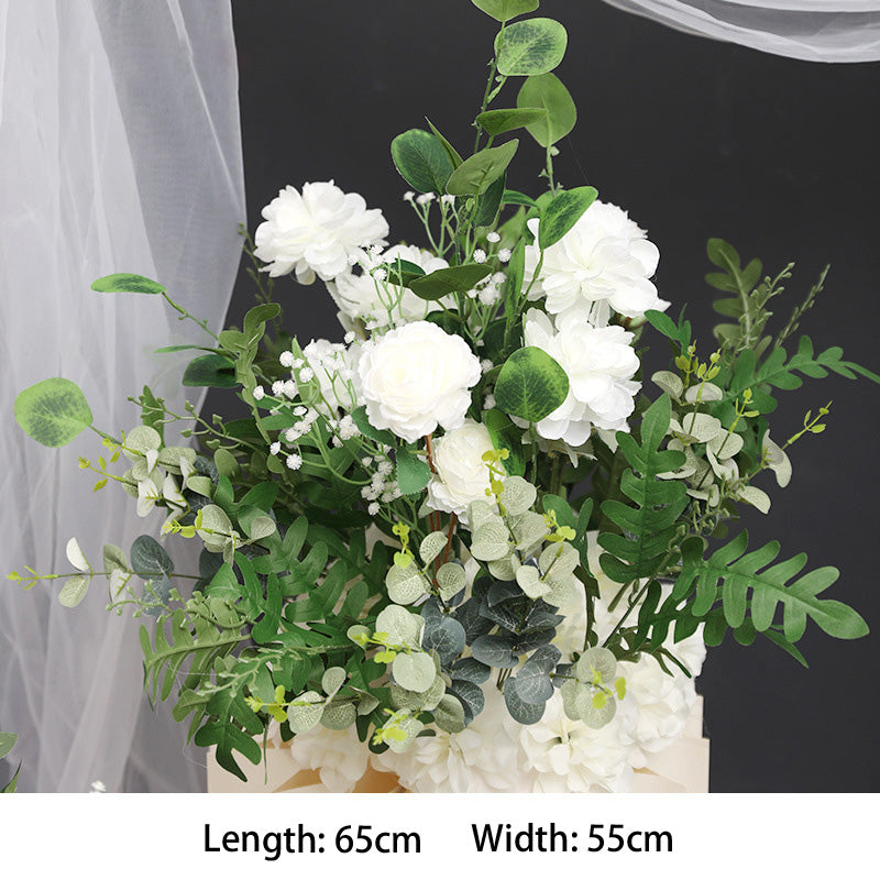 Green Flowers Set for Wedding Party Decor Proposal - KetieStory