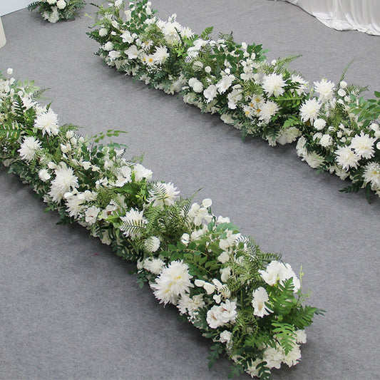 Green White Flowers Set for Wedding Party Decor Proposal - KetieStory