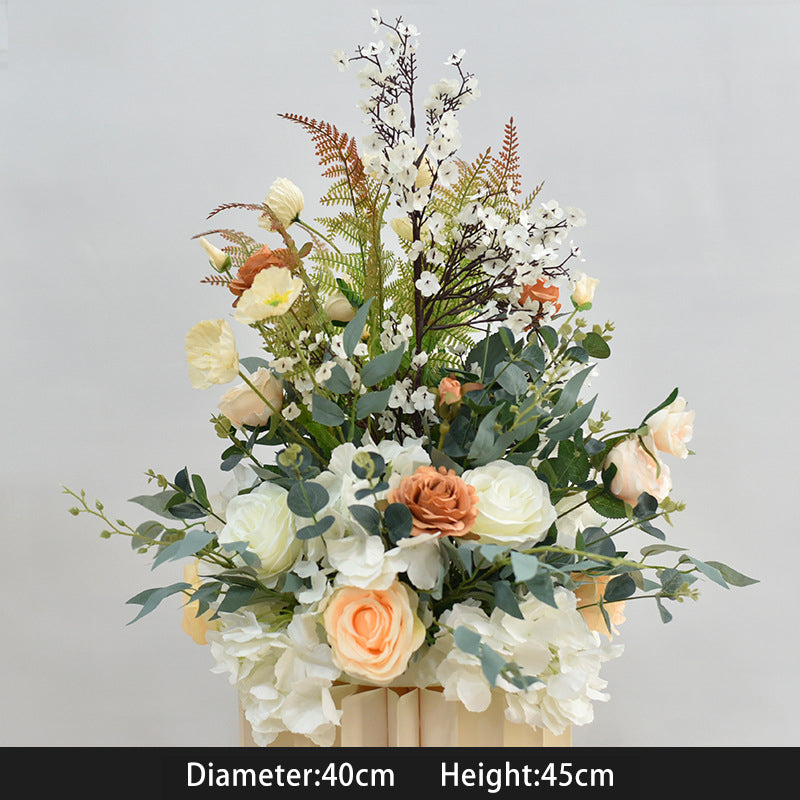 Coffee Champagne Flower Sets for Wedding Party Decor Proposal - KetieStory