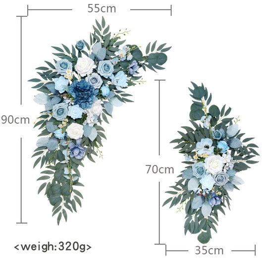 Blue Flower Set for Wedding Party Decor - KetieStory