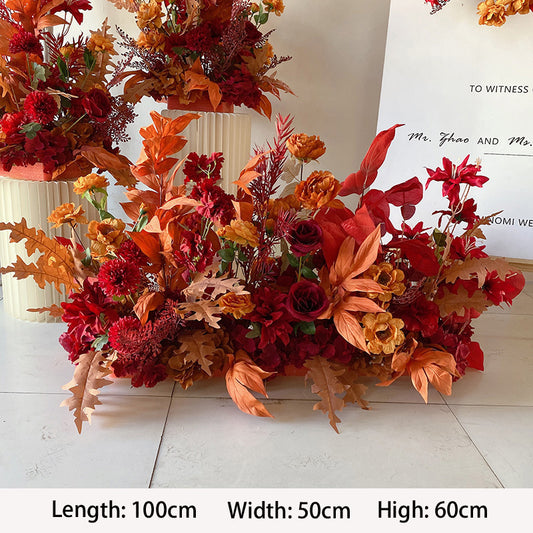 Red Flowers Set for Wedding Party Decor Proposal - KetieStory