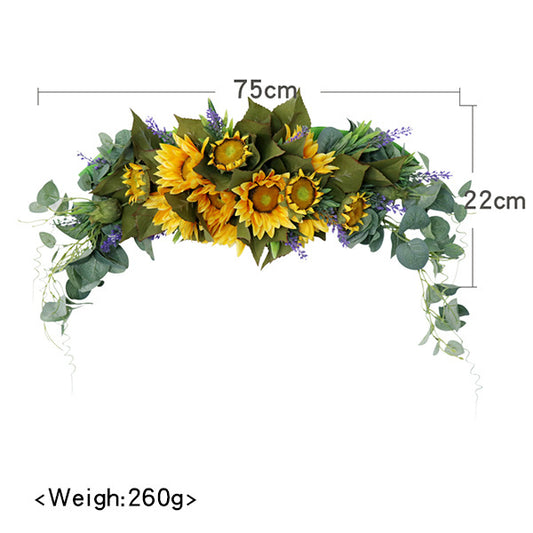 Sunflower Lavender Arch Flowers for Wedding Party Decor - KetieStory