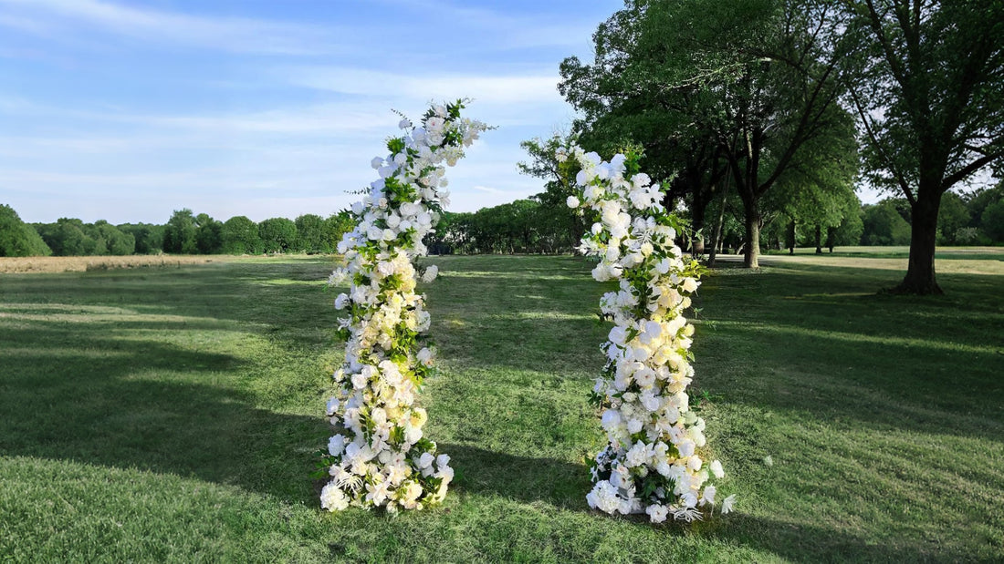 DIY Floral Pillars: Create Stunning Ceremony Decor on a Budget