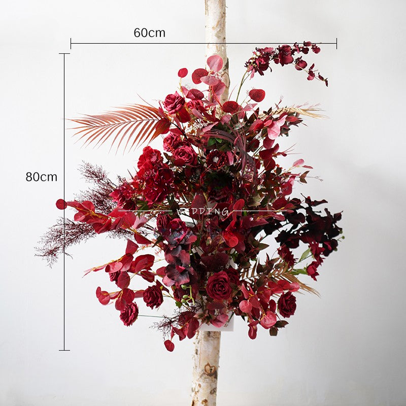 Fall Double Color Arch Flower Stand Frames for Wedding Party Decor - KetieStory