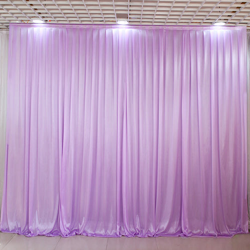 Ice Silk Draping Curtains Draps Backdrop for Wedding Party Event - KetieStory