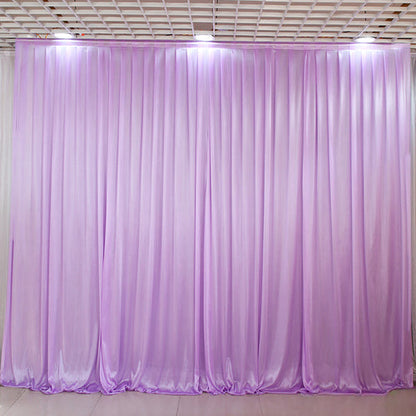 Ice Silk Draping Curtains Draps Backdrop for Wedding Party Event - KetieStory