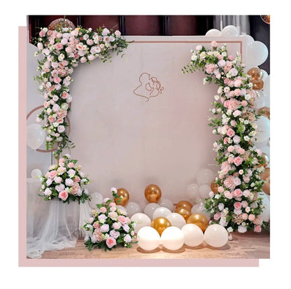 Pink Wedding Archway Flower for Wedding Party Proposal Decor - KetieStory