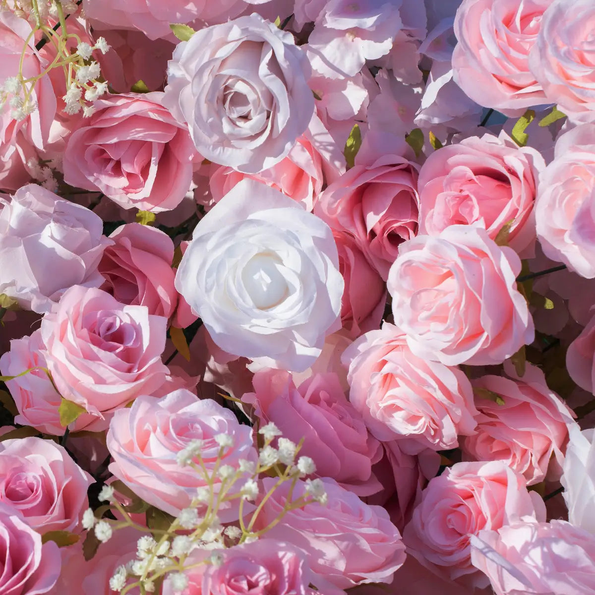 8x8ft Blush Pink Heart-Shaped Wedding Arch for Romantic Party Decor