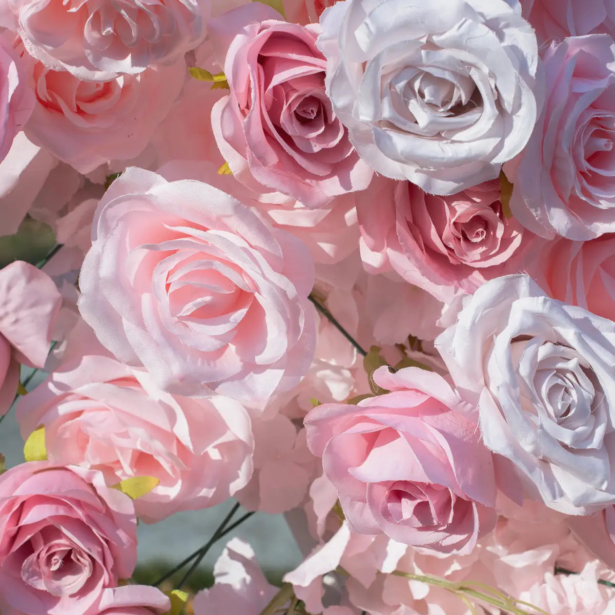 8x8ft Blush Pink Heart-Shaped Wedding Arch for Romantic Party Decor