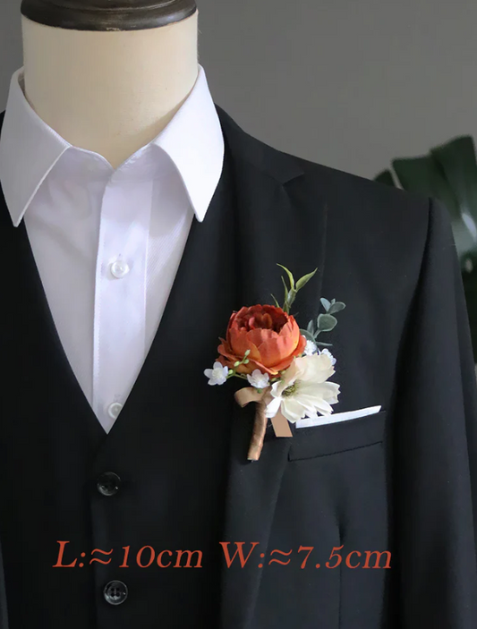 Corsages Champagne Series for Wedding Party Proposal Decor - KetieStory