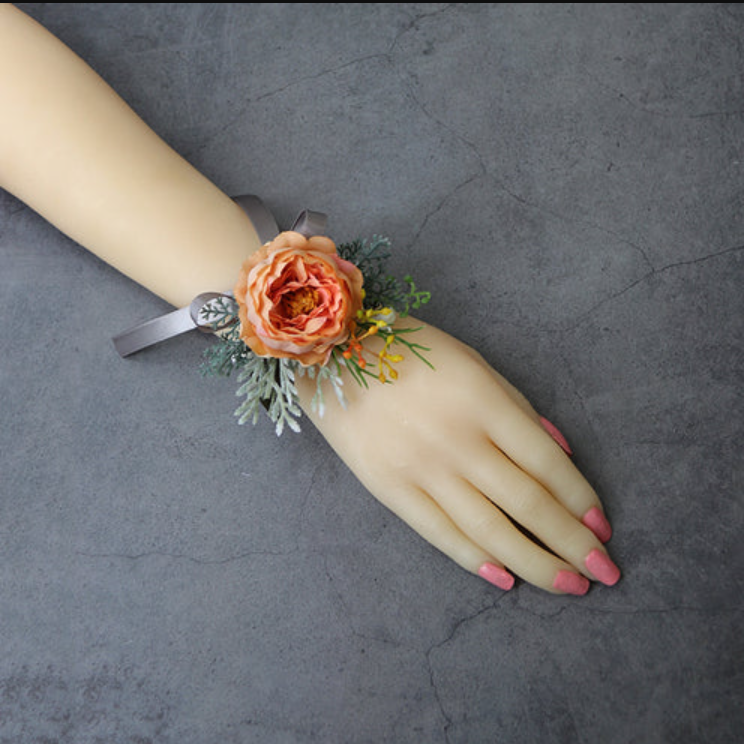 Wrist Flowers Corsages Series for Wedding Party Proposal Decor