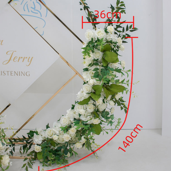 Forest Rose Row Arch for Wedding Party Decor Proposal - KetieStory