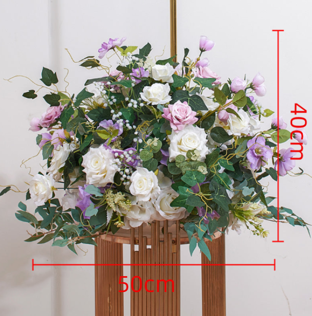 Hydrangea Roses Arrangement  for Wedding Party Decor Proposal - KetieStory