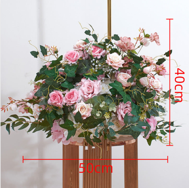 Hydrangea Roses Arrangement  for Wedding Party Decor Proposal - KetieStory