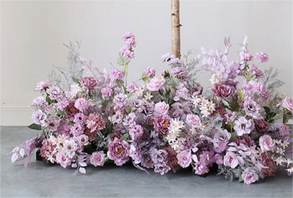 Purple Wedding Floral Arch for Wedding Party Decor Proposal - KetieStory