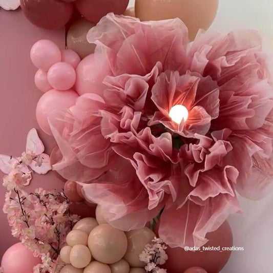 Giant Flowers Artificial Electric Opening and Closing Flowers for Wedding Party Window Display Decor