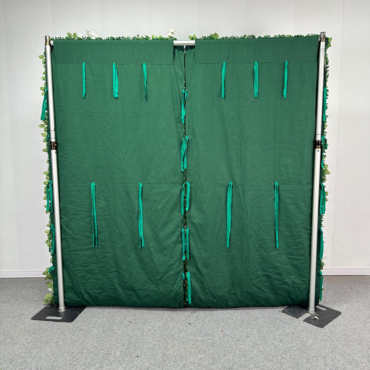 Flower Wall 3D Artificial Rolling Up White Floral Backdrop for Party Decor