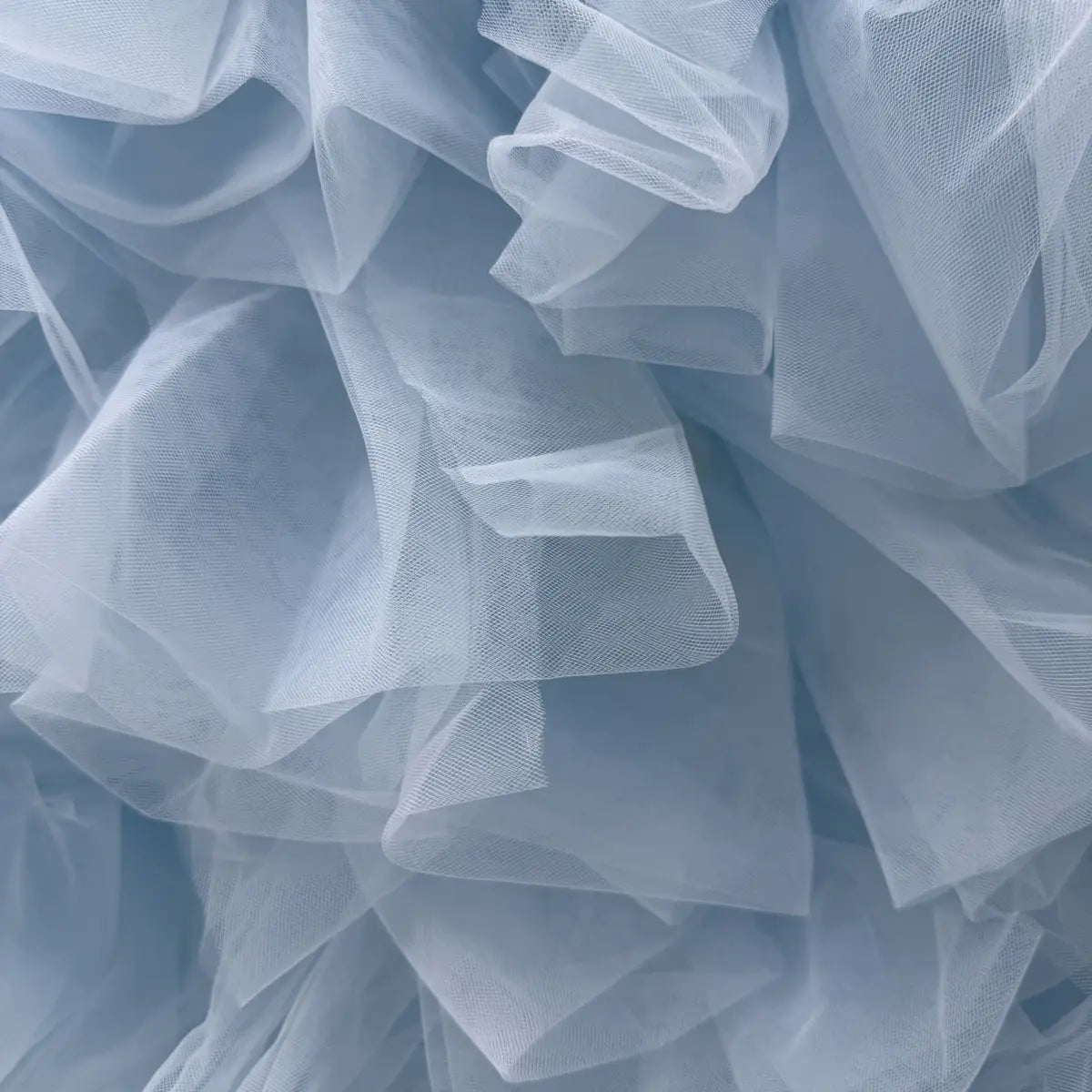 8×8ft Blue Sheer Tulle Decorative Wall Backdrop for Wedding Party Event