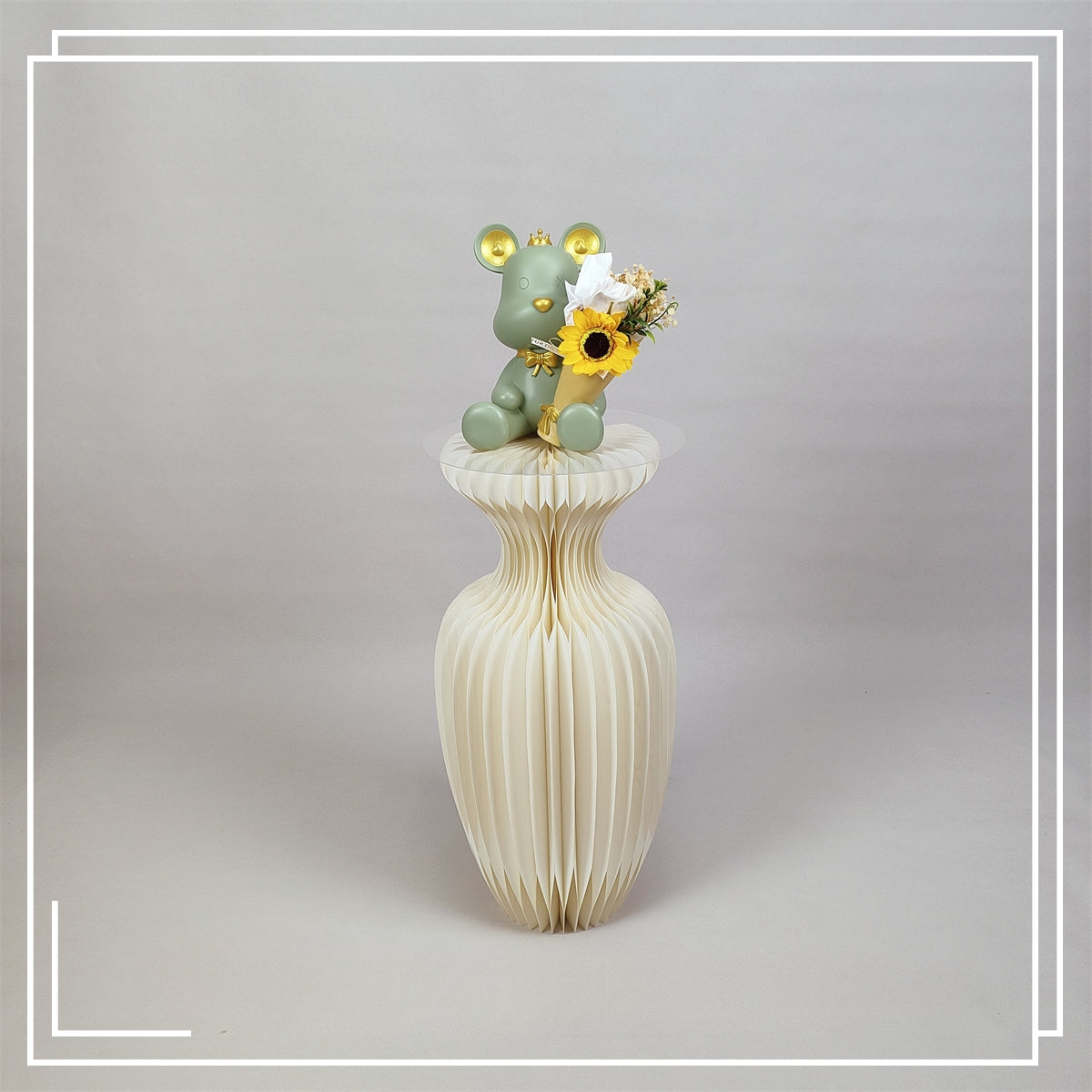 Shaped Folded Paper Roman Column Wedding Party Decoration Supplies Frames - KetieStory