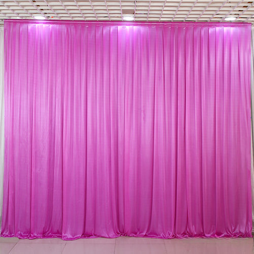 Ice Silk Draping Curtains Draps Backdrop for Wedding Party Event - KetieStory