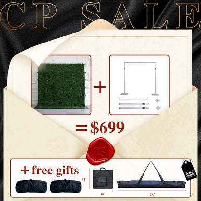 CP SALE  Milan Green Wall with Stand and Two Free Gifts