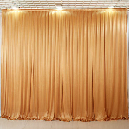 Ice Silk Draping Curtains Draps Backdrop for Wedding Party Event - KetieStory