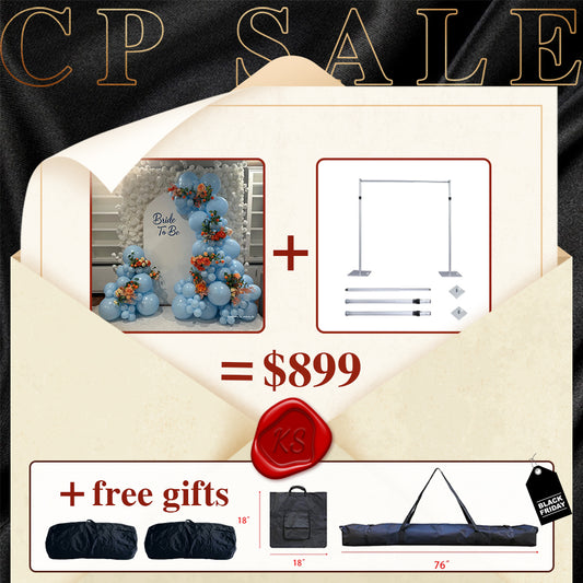 CP SALE 5D White Roses Flower Wall with Stand and Two Free Gifts
