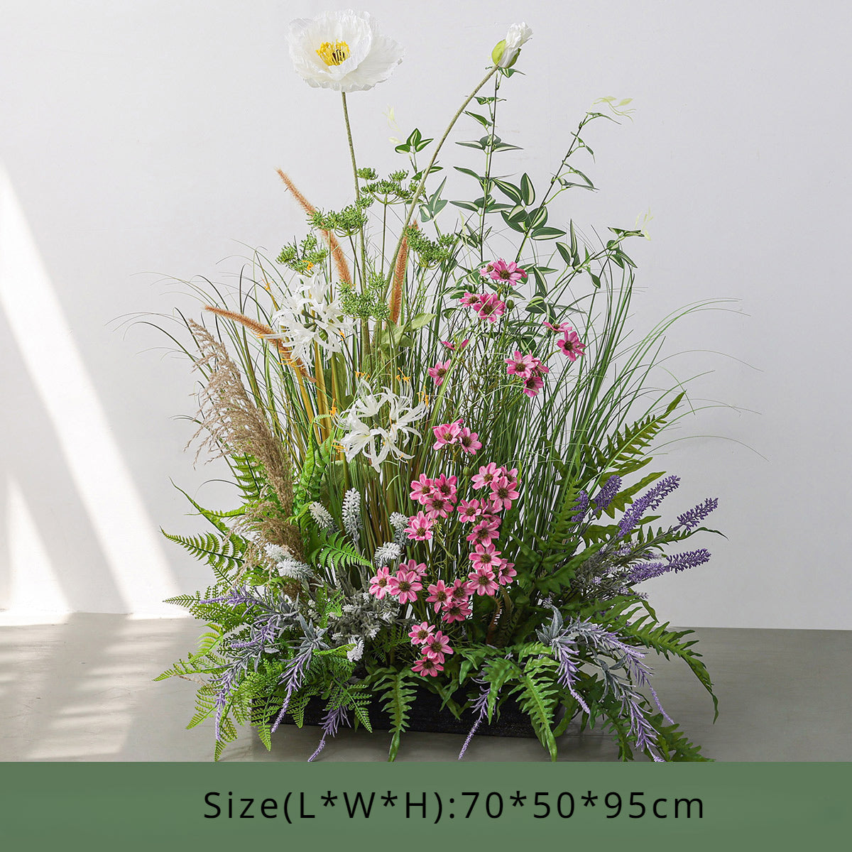 Ground Flower Arrangment Flowers and Plants Landscaping for Weeding Party Decoration - KetieStory