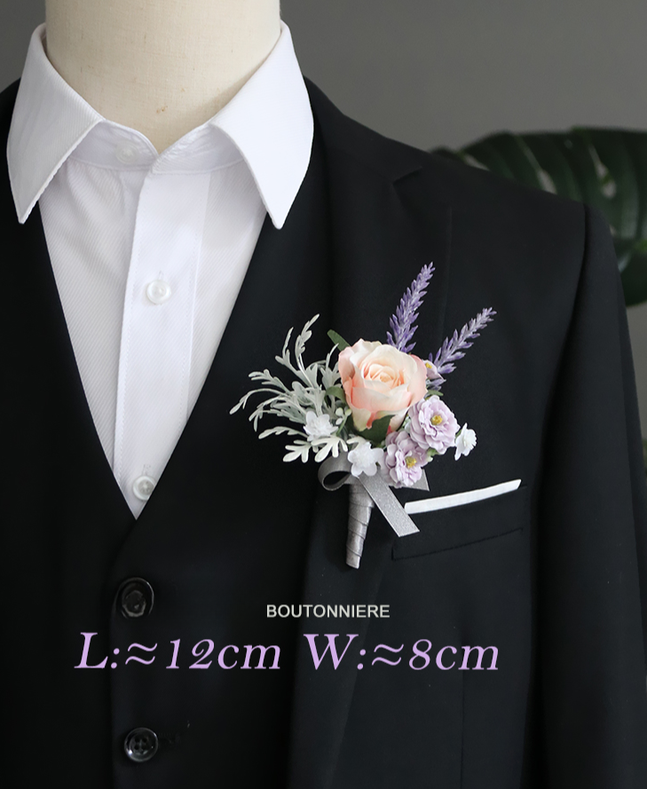 Corsages Green White Series for Wedding Party Proposal Decor - KetieStory