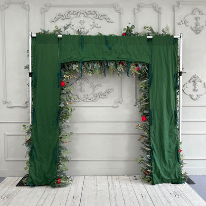 Flower Arch Artificial Christmas Backdrop For Party Decoration