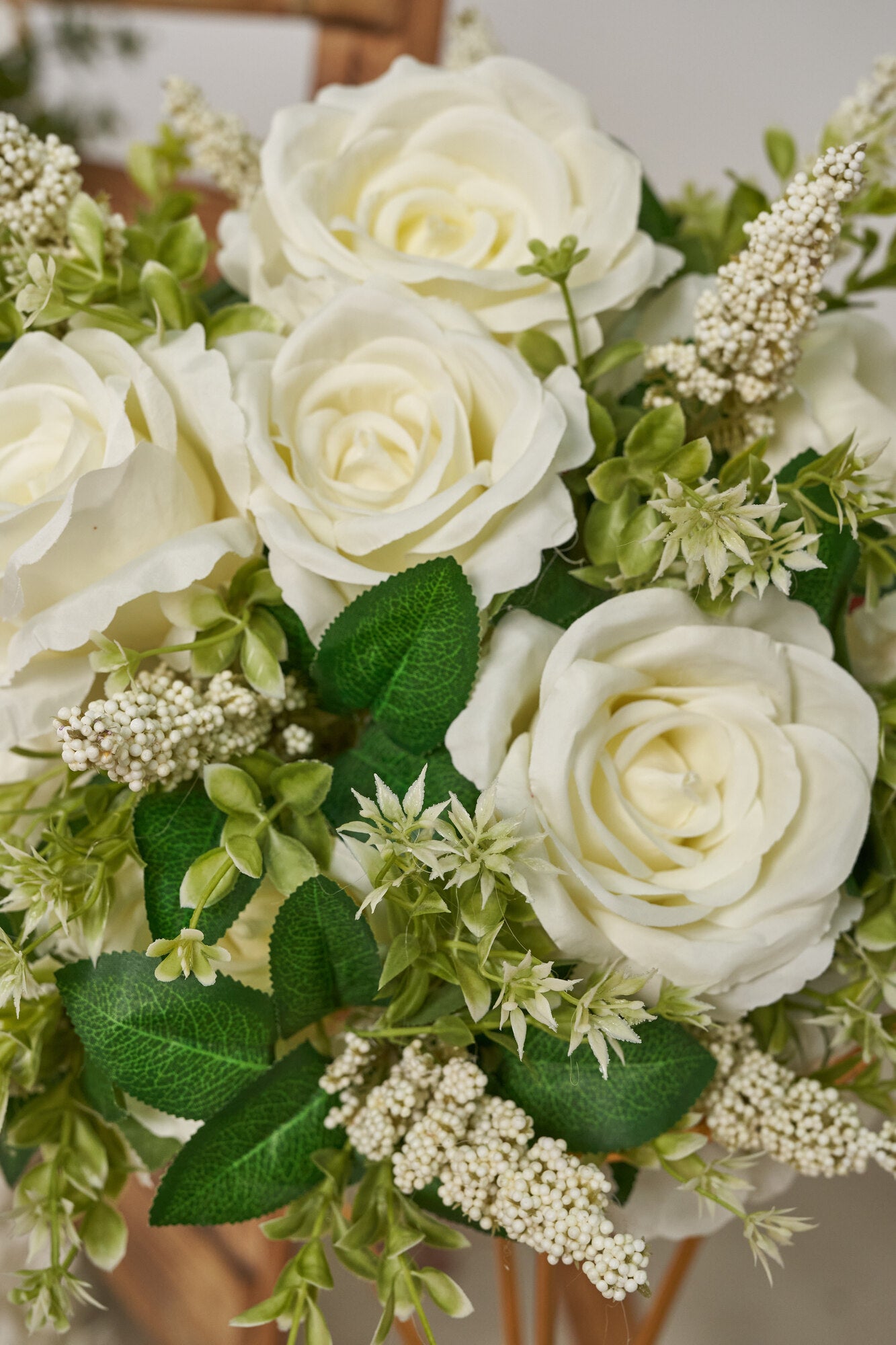 Flower Ball Sage & White Wedding Proposal Party Centerpieces Decor